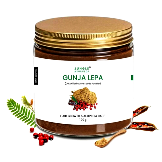 Gunja Powder for Hair Growth & Alopecia  | Ayurvedic Hair Fall Control Powder, Scalp Treatment for Strong & Healthy Hair | For Men & Women