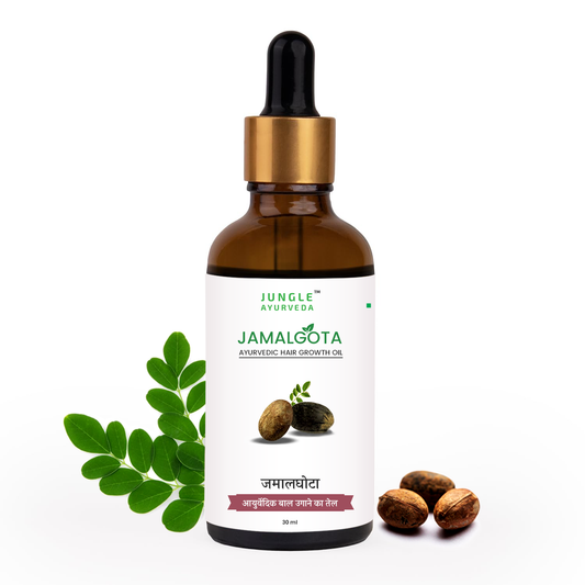 Jamalgota oil for hair growth and control hair fall | 100% Natural for Long, Thick & Strong Hair | 30 ml